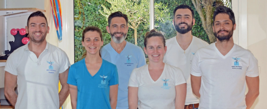 Equipe pluridisciplinaire du Cabinet de rééducation kinésithérapie et balnéothérapie dracénois - Marc Pretti